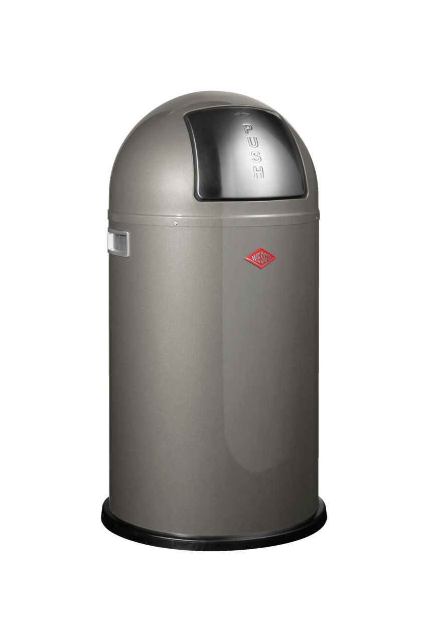Pushboy, freistehender Abfallsammler, 50 L., graphit Pushboy, freistehender Abfallsammler, 50 L., graphit