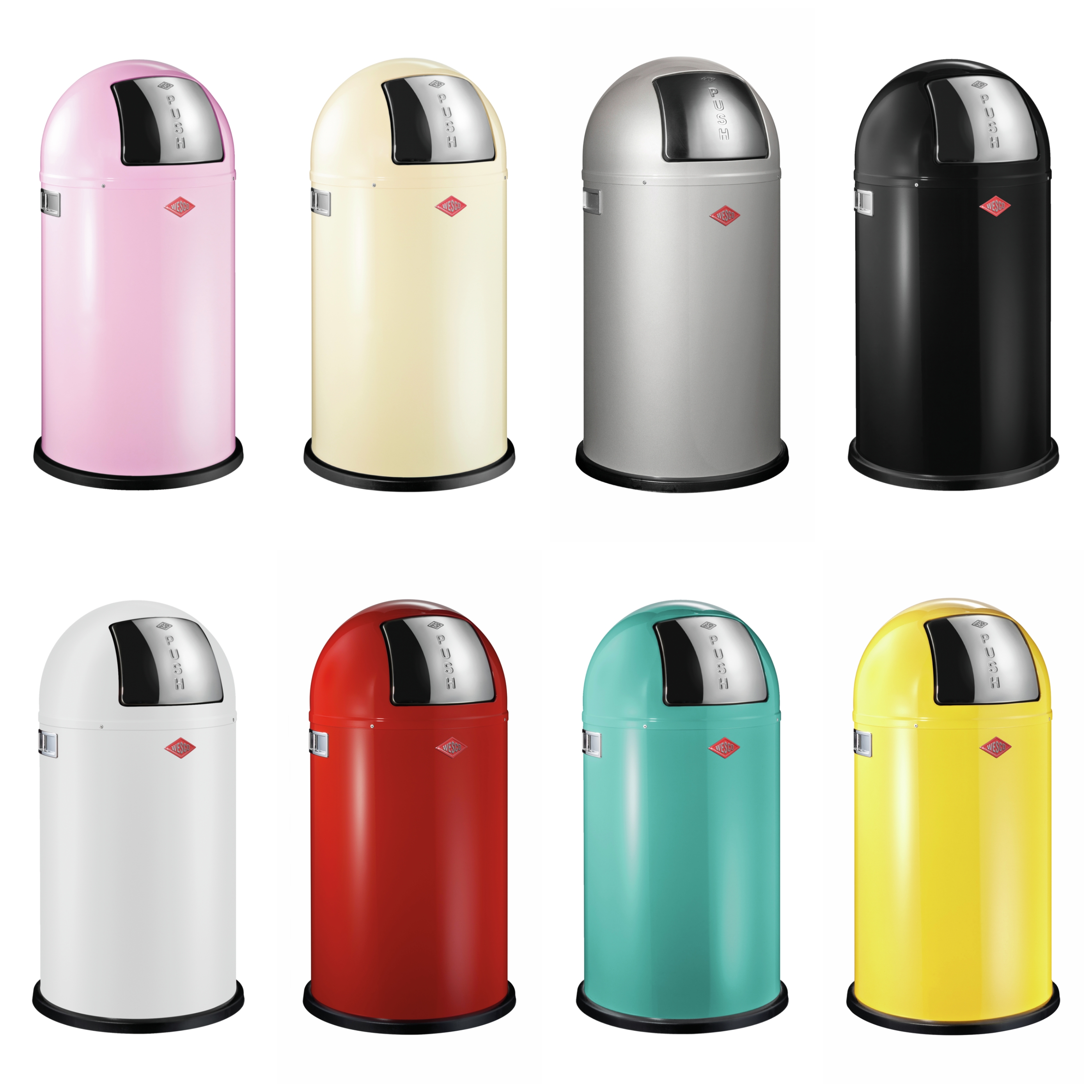 Pushboy, freistehender Abfallsammler 50 L.