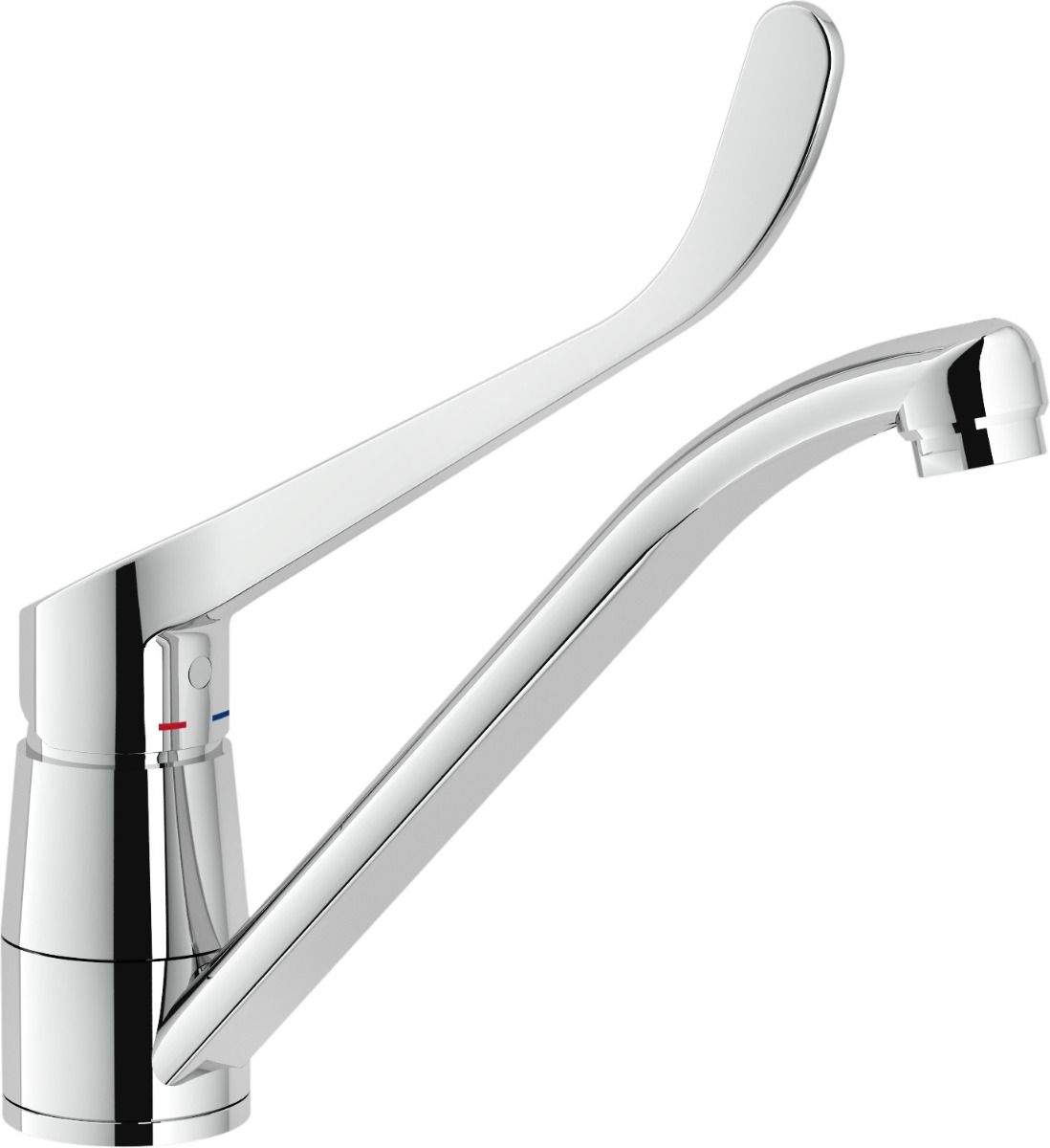 Barrierefreie Mischbatterie Chena mit langem Hebel, chrom Barrierefreie Mischbatterie Chena mit langem Hebel, chrom