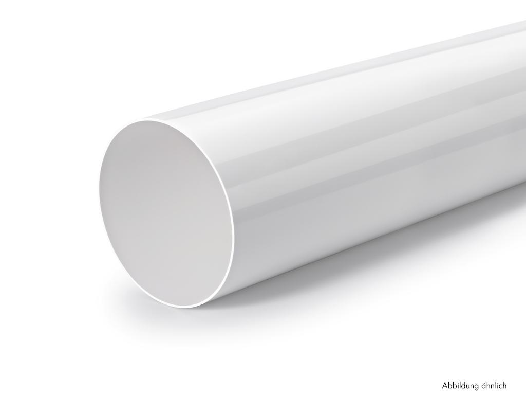 S04056_4043009_100 Rundrohr 150, Lüftungsrohr, weiß, L 500 mm