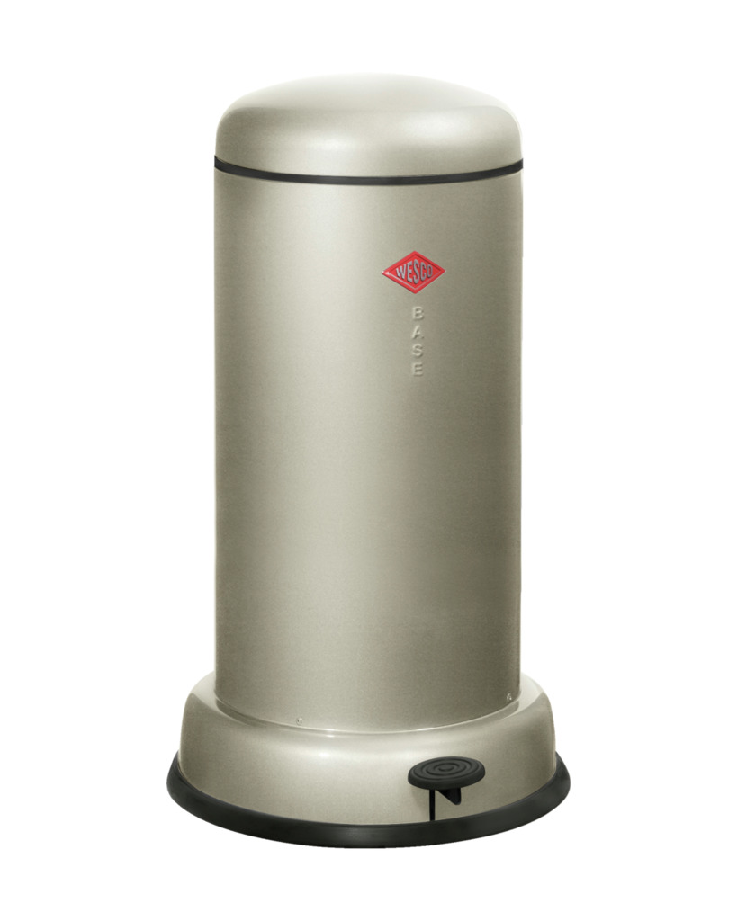 WESCO® Baseboy® 20, freistehender Behälter, neusilber