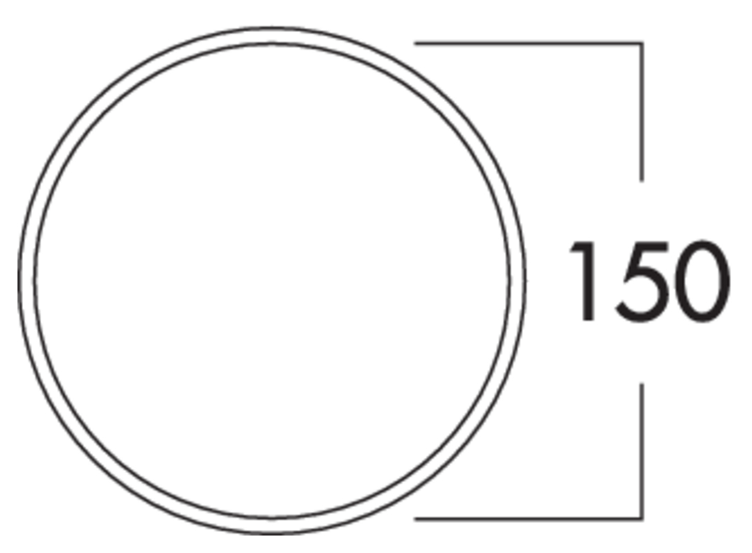 E-Klima-E 150 Mauerkasten, Edelstahl