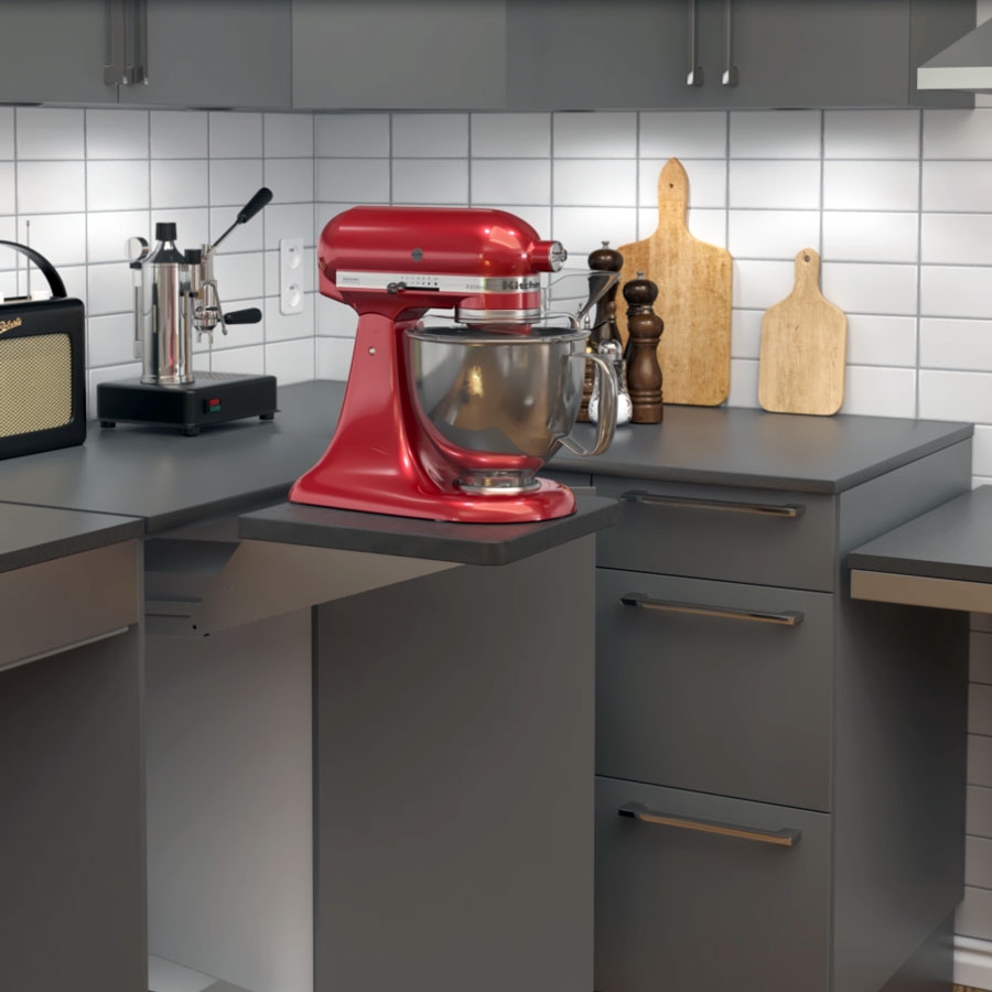Unilift - Der Lift für Ihre Küchenmaschine, für Schrankbreiten ab 40,0 cm