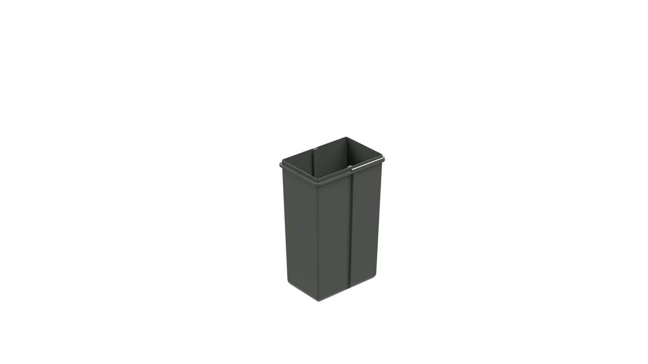 Ersatzeimer, anthrazit, 10 Liter
