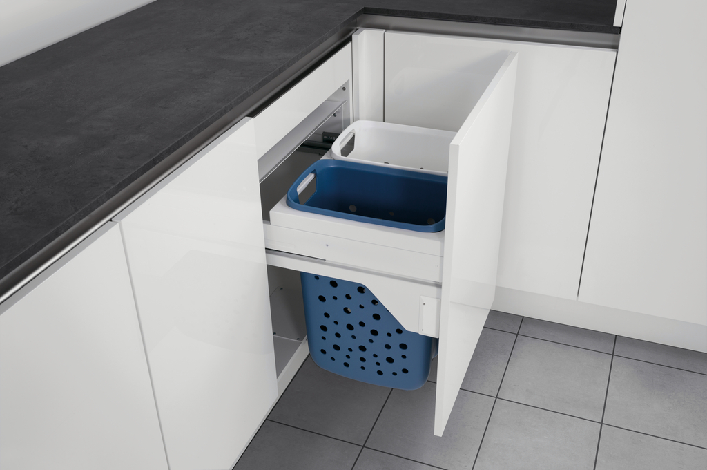 S13490_8035213_100 Tidy Wäschebehälterauszug S 600, Schrankausstattung, weiß/hellblau