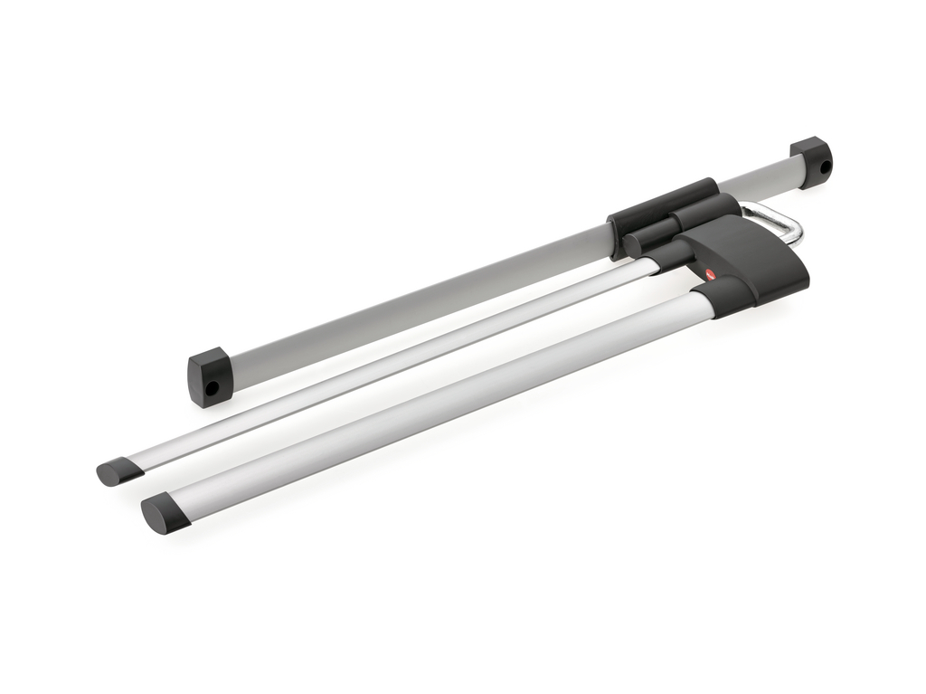 S10093_8032015_100 Handtuchhalter, 2-armig, B 122 mm, alu/graphitgrau