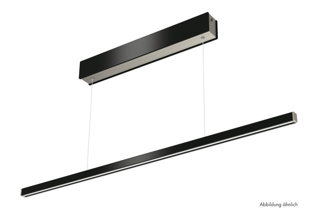 Slim LED, Pendelleuchte, schwarz, L 1200 mm, 18 W