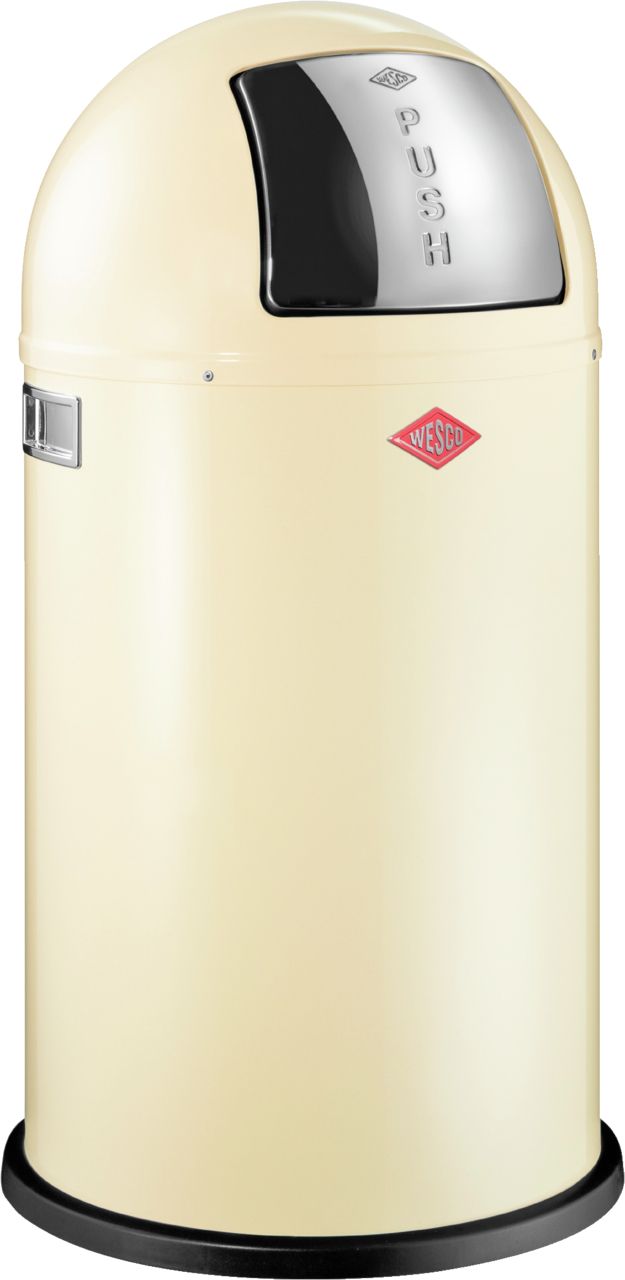 Pushboy, freistehender Abfallsammler, mandel, 50 Liter Pushboy, freistehender Abfallsammler, mandel, 50 Liter
