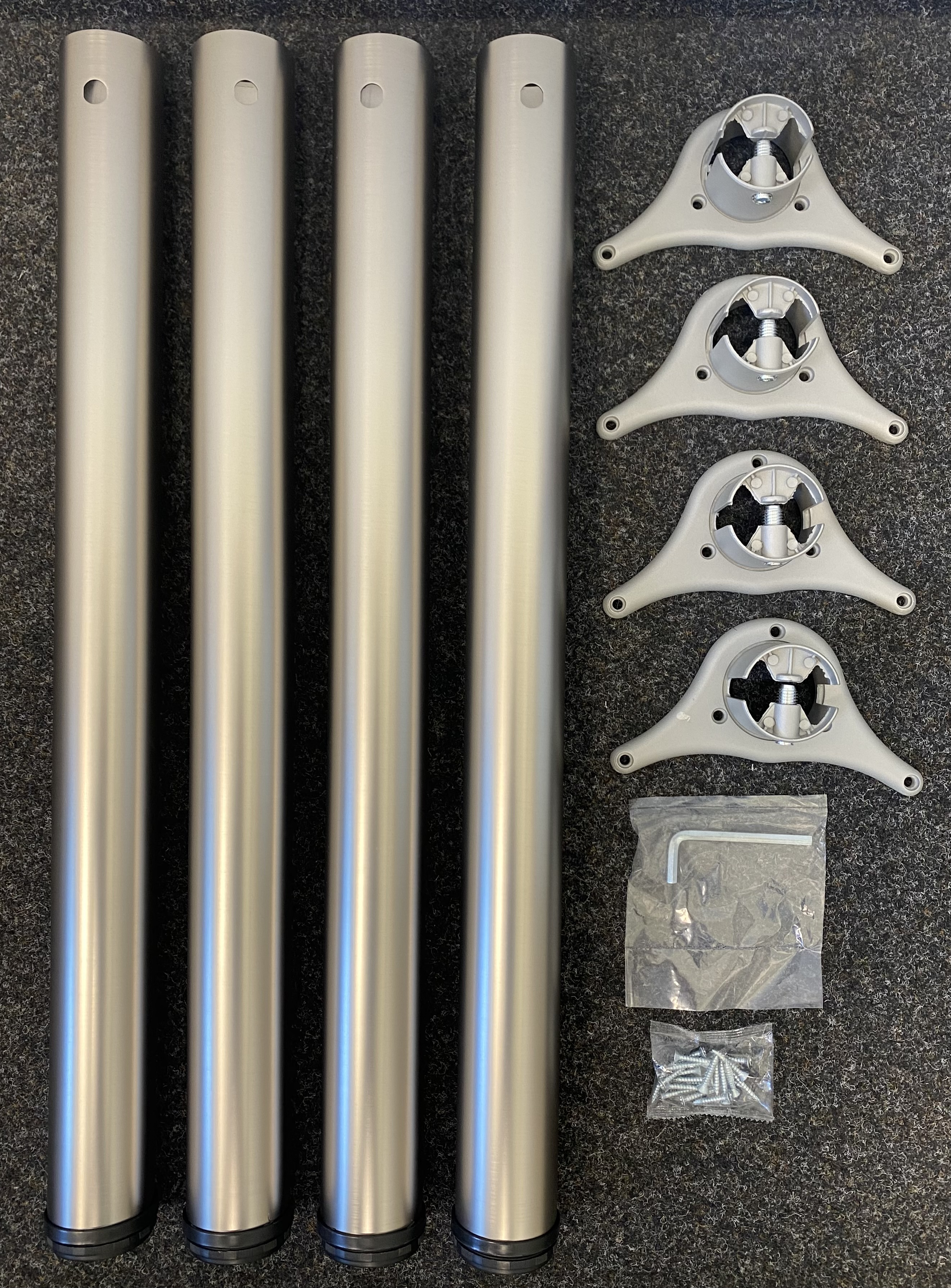 Metall-Tischbein 4er Set Metall-Tischbein 4er Set