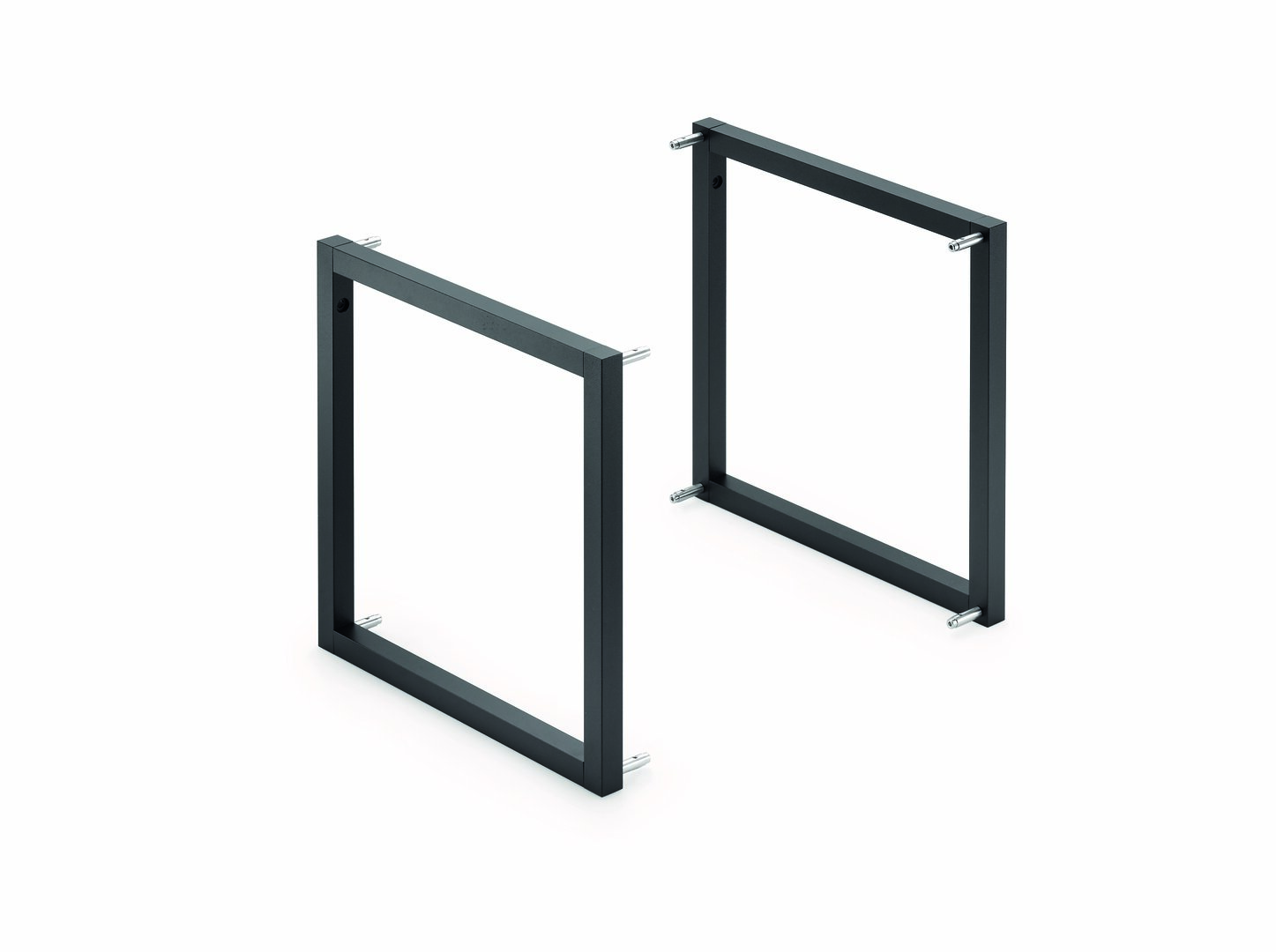 Cubo Komplettsets, Regalsystem, 60 cm x 30 cm, schwarz matt