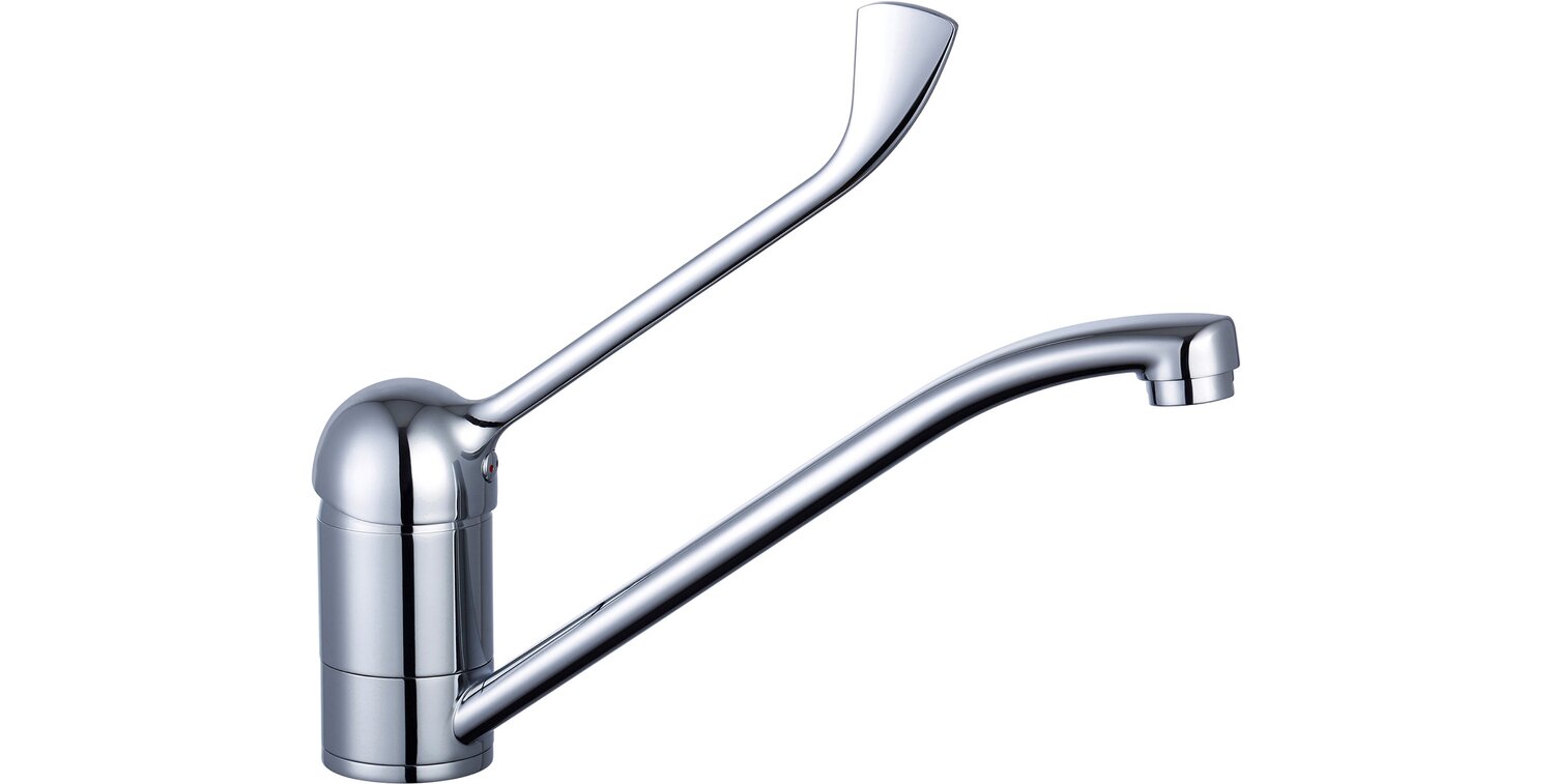 VITAL Einhebelspültischarmatur barrierefrei, mit langem Bedienhebel, Chrom VITAL Einhebelspültischarmatur barrierefrei, mit langem Bedienhebel, Chrom