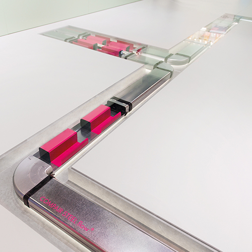 Abluftkanal aus Stahl zur Verlegung in Fußböden