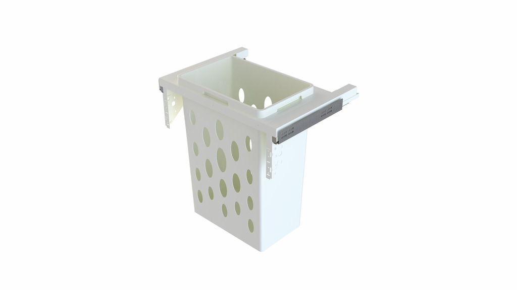 WESCO® Pullboy Soft Comfort Laundry 595 K/600-1, Schrankausstattung, weiß