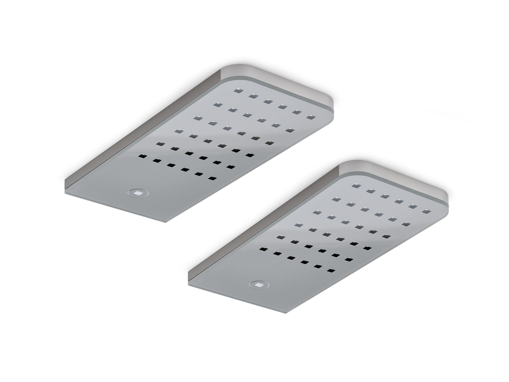 Flip® LED, Unterboden-/Nischenleuchte, Set-2, edelstahlfarbig
