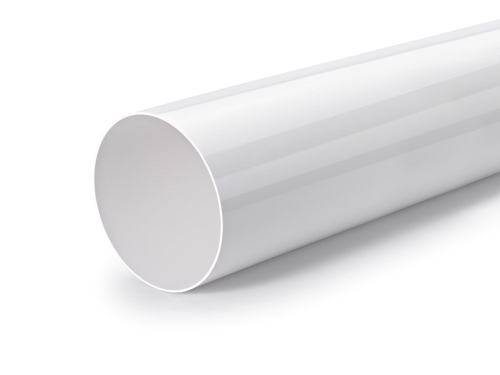 S04056_4043008_100 Rundrohr 150, Lüftungsrohr, weiß, L 350 mm