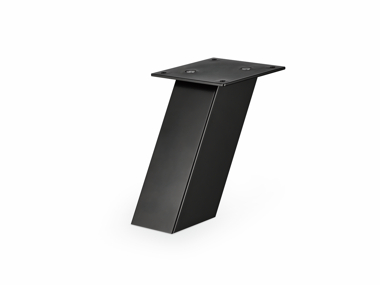Schräge Barkonsole Connero 1, schwarz matt, H=17 cm