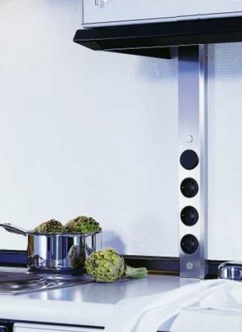 Schalter-/Steckdosenelement Edelstahl
