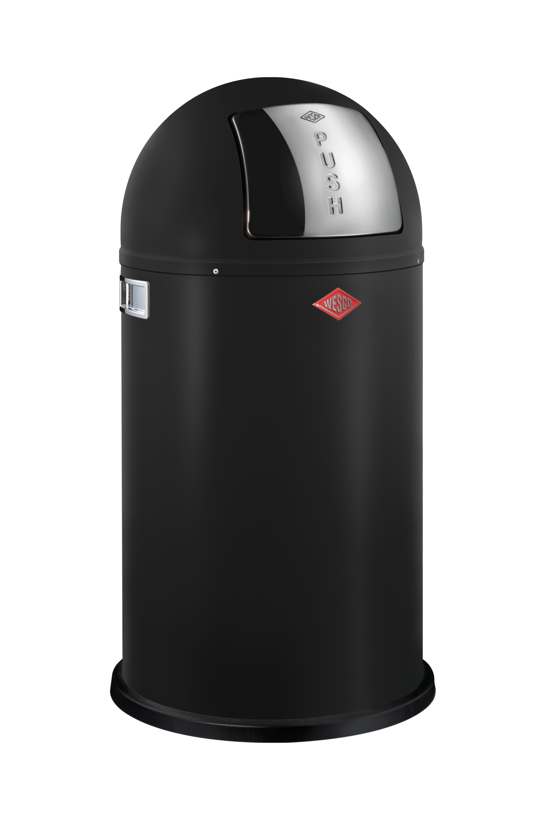 Pushboy, freistehender Abfallsammler, schwarz matt, 50 Liter Pushboy, freistehender Abfallsammler, schwarz matt, 50 Liter