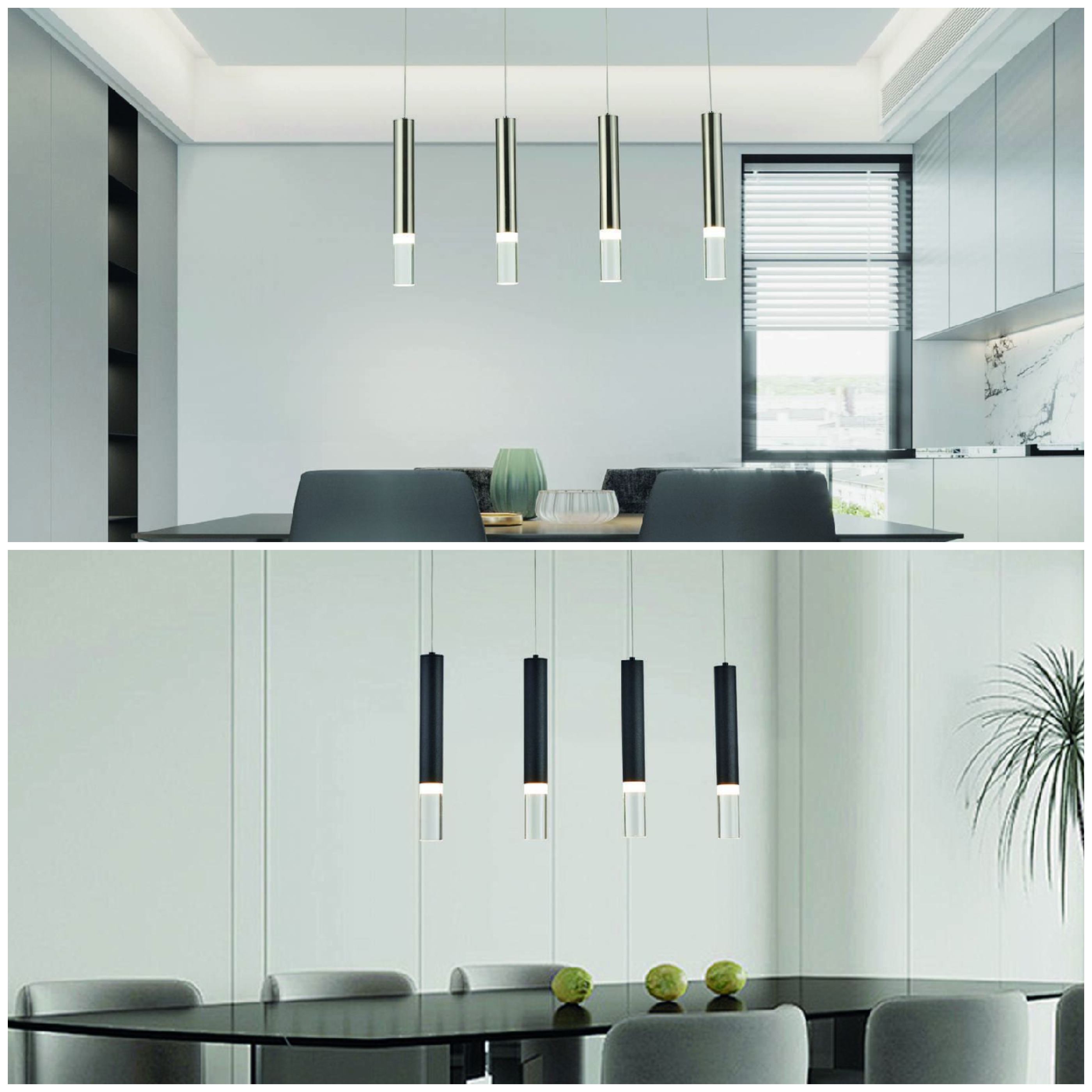 Pendelleuchte Gwen 4 LED