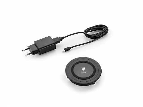 EVOline® Qi Wireless Charger inkl. EU Adapter