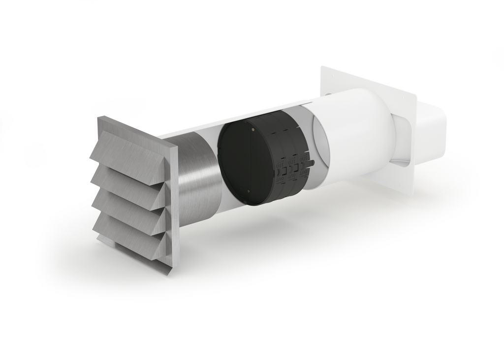 S13455_4043066_100 E-Jal flow 150 Mauerkasten inkl. THERMOBOX, weiß, Edelstahl