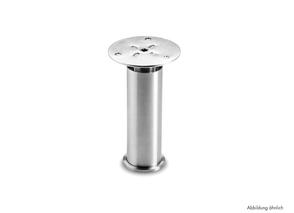 S03022_3013041_100 Cippo, Sockelfuß, Edelstahl, H 195 mm