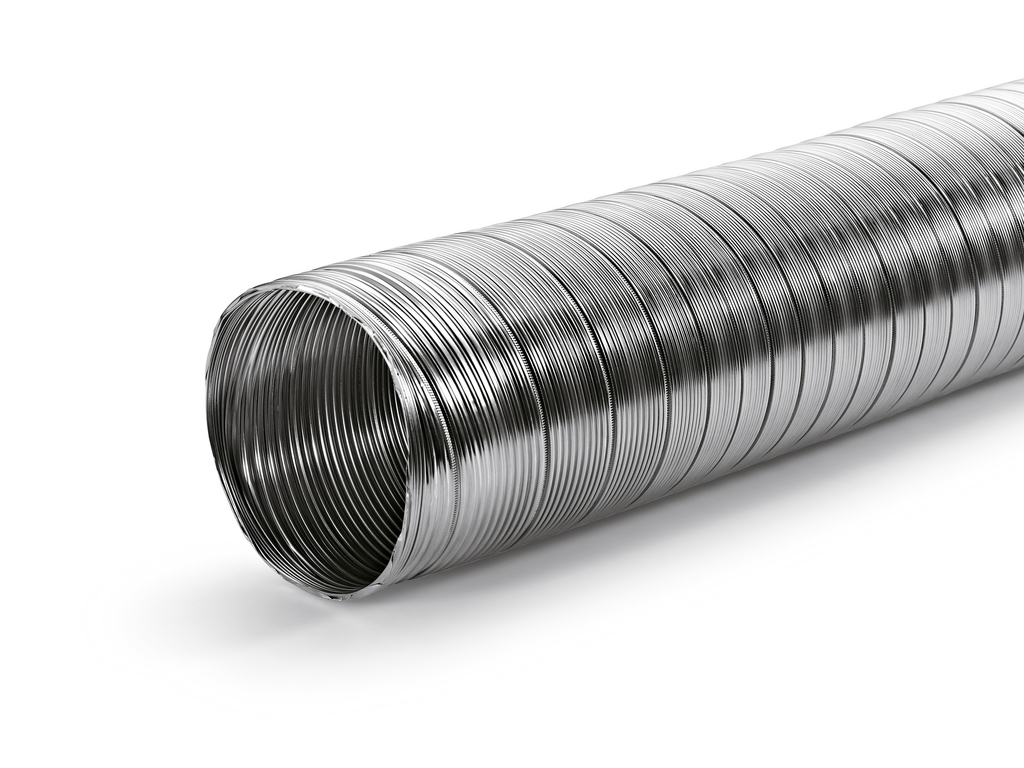 S04222_4023006_100 A-PXO Alu-Flexschlauch rund, Schlauch, Ø 127 mm, gestauchte Länge 400 mm